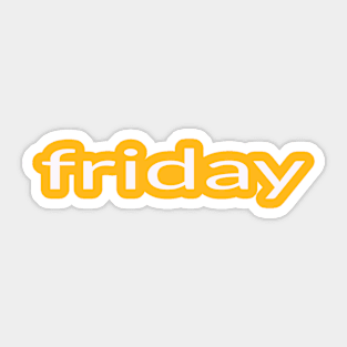 friday Sticker